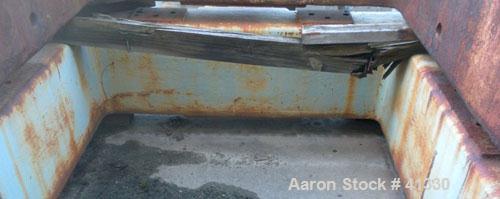 USED: Sharples P-5000 decanter centrifuge base, carbon steel base construction.