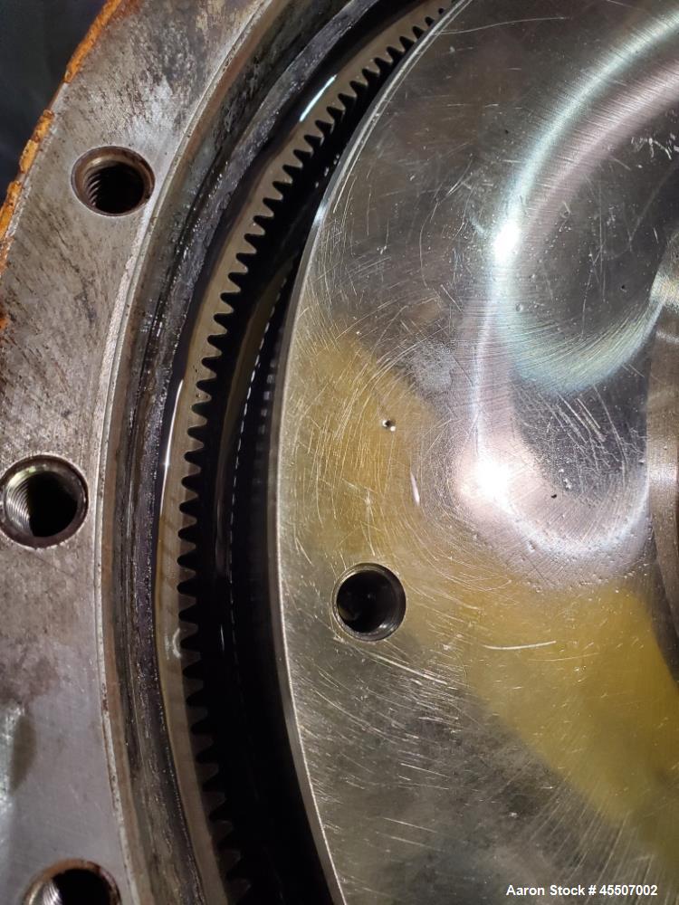 Used Sharples Super-D-Canter Centrifuge P180 Gearbox, 95:1 Ratio.