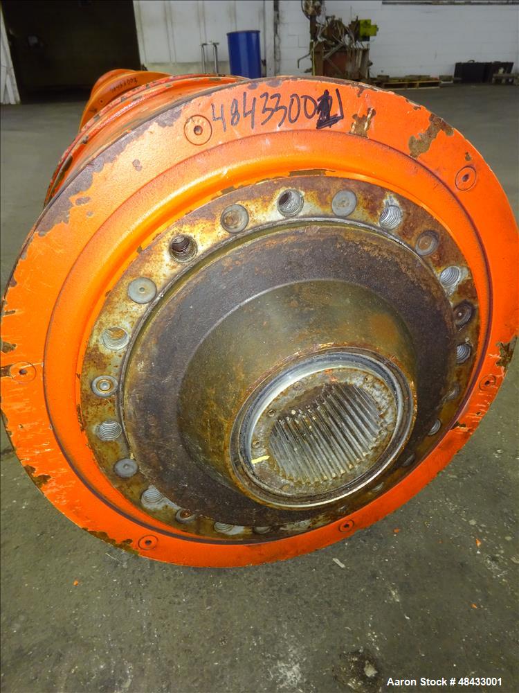 Used- Sharples P180 Super-D-Canter Centrifuge Gearbox, 47:1 ratio