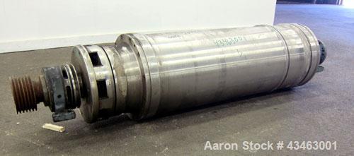 Used Sharples PM-30000 (same as a P-3400) Super-D-Canter Centrifuge Rotating Assembly,. 316 Stainless steel construction on product contact 14” dia x 49.5” st. side (356 mm dia x 1257 mm st. side) bo...