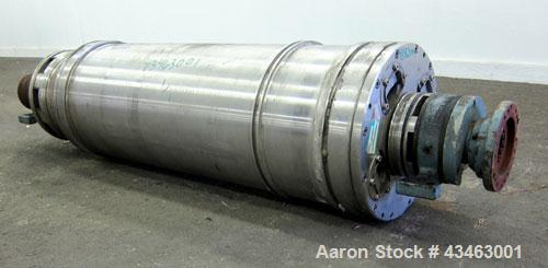 Used Sharples PM-30000 (same as a P-3400) Super-D-Canter Centrifuge Rotating Assembly,. 316 Stainless steel construction on product contact 14” dia x 49.5” st. side (356 mm dia x 1257 mm st. side) bo...