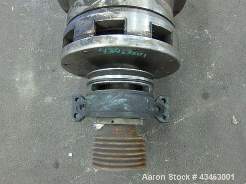 Used Sharples PM-30000 (same as a P-3400) Super-D-Canter Centrifuge Rotating Assembly,. 316 Stainless steel construction on product contact 14” dia x 49.5” st. side (356 mm dia x 1257 mm st. side) bo...