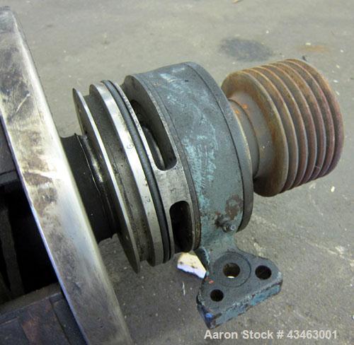 Used Sharples PM-30000 (same as a P-3400) Super-D-Canter Centrifuge Rotating Assembly,. 316 Stainless steel construction on product contact 14” dia x 49.5” st. side (356 mm dia x 1257 mm st. side) bo...