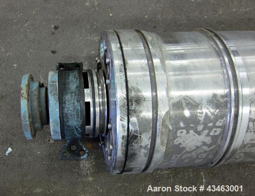 Used Sharples PM-30000 (same as a P-3400) Super-D-Canter Centrifuge Rotating Assembly,. 316 Stainless steel construction on product contact 14” dia x 49.5” st. side (356 mm dia x 1257 mm st. side) bo...