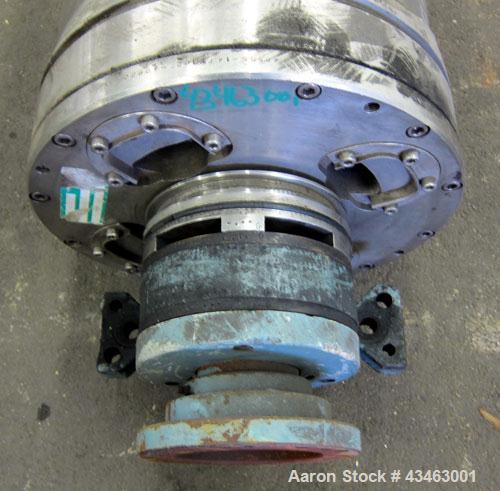 Used Sharples PM-30000 (same as a P-3400) Super-D-Canter Centrifuge Rotating Assembly,. 316 Stainless steel construction on product contact 14” dia x 49.5” st. side (356 mm dia x 1257 mm st. side) bo...