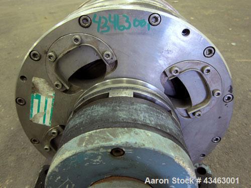 Used Sharples PM-30000 (same as a P-3400) Super-D-Canter Centrifuge Rotating Assembly,. 316 Stainless steel construction on product contact 14” dia x 49.5” st. side (356 mm dia x 1257 mm st. side) bo...