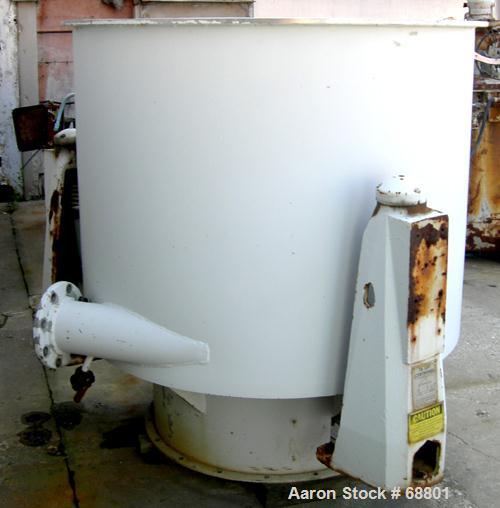 Used Sharples T-1600 Perforated Basket Centrifuge Parts