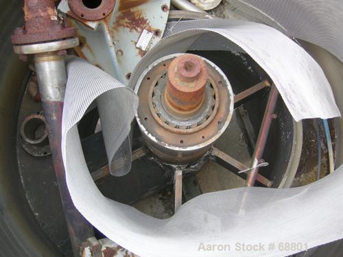 Used Sharples T-1600 Perforated Basket Centrifuge Parts