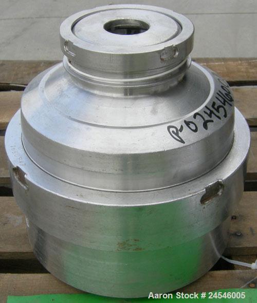 Used Westfalia BKA-6 Solid Bowl Centrifuge Bowl Assembly, 316 Stainless Steel