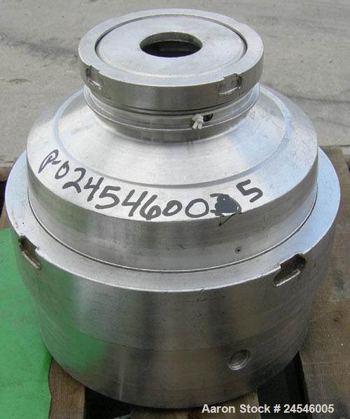 Used- Westfalia BKA-6 Solid Bowl Centrifuge Bowl Assembly, 316 Stainless Steel