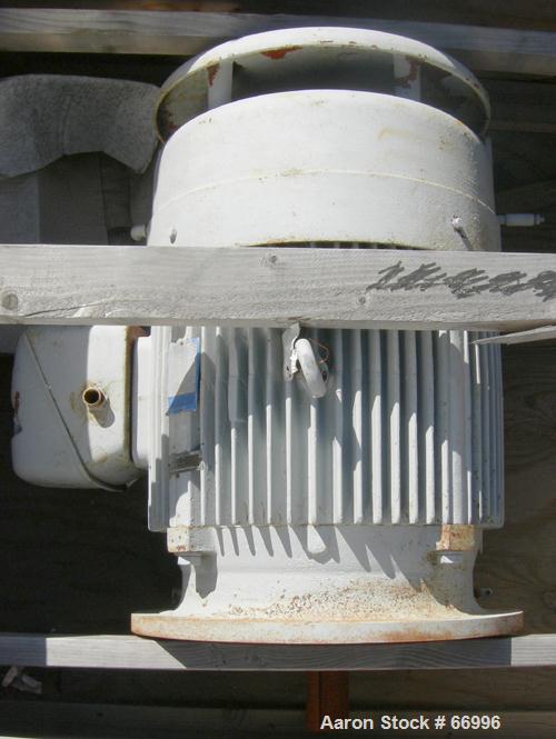 USED: Westfalia 60 hp Disc Centrifuge drive motor, 60 hp, 460/3/60, 3540 rpm, 69 amp, 404TDZ frame.