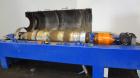 Used Alfa Laval Aldec 556 Solid Bowl Decanter Centrifuge.(PARTS MACHINE) 2205 Stainless steel (product contact areas). Maximum bowl speed 3650 rpm, 152mm single lead conveyor with hardfacing, diamete...