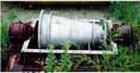 USED: Parts for a Bird 18 x 28 decanter centrifuge consisting of:  (1) stainless steel lower casing, (1) stainless steel conical bowl with side discharge, (1) pillow block housing.