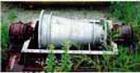 USED: Parts for a Bird 18 x 28 decanter centrifuge consisting of:  (1) stainless steel lower casing, (1) stainless steel conical bowl with side discharge, (1) pillow block housing.