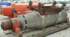 Used Sharples PM-75000 Super-D-Canter Centrifuge Rotating Assembly, 316/317 stainless steel construction on product contact areas. Max bowl speed 2600 rpm, 360 degree solid discharge ports with STC l...