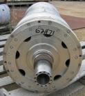 USED: Sharples P-3400 Super-D-Canter centrifuge rotating assembly. 316 stainless steel construction. Max bowl speed 4000 rpm, hogged-out cake discharge ports, ring liquid dam plate (missing pillow bl...
