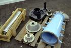 Used Sharples AS 26 Centrifuge Parts. Consisting of: (1) AS 26 bowl assembly, custom 450 stainless steel. Clarifier design. (1) Barrel housing (1) lower drag, and (1) 316 stainless steel cover.