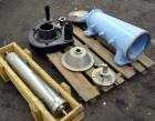 Used Sharples AS 26 Centrifuge Parts. Consisting of: (1) AS 26 bowl assembly, custom 450 stainless steel. Clarifier design. (1) Barrel housing (1) lower drag, and (1) 316 stainless steel cover.
