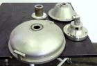 Used Sharples AS 26 Centrifuge Parts. Consisting of: (1) AS 26 bowl assembly, custom 450 stainless steel. Clarifier design. (1) Barrel housing (1) lower drag, and (1) 316 stainless steel cover.