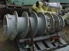 Used-Sharples P-5000 stainless steel conveyor. 8'' pitch hard surfaced. Straight through feed nozzles with Carbide inserts. ...