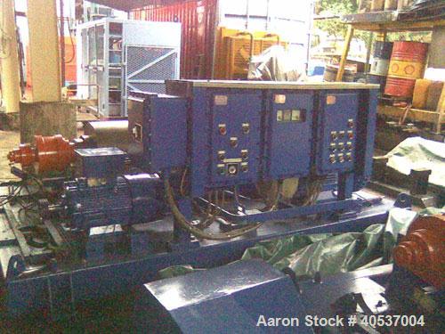 Unused-Used: Alfa Laval DMNX-418-31G solid bowl decanter centrifuge. 316 stainless steel construction on product contact areas, max bowl speed 4000 rpm, base, stainless steel casing,  35 kw drive mot...