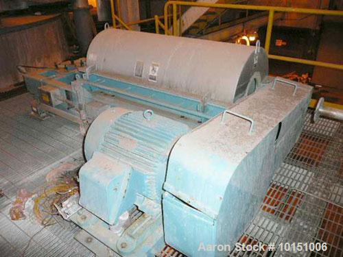 Used-Alfa Laval P-3400U Super-D-Canter centrifuge. Stainless steel construction on product contact areas, max bowl speed 400...