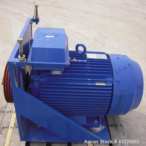 Used Alfa Laval Solid Bowl Decanter Centrifuge, Model ALDEC 606. 2205 stainless steel (product contact areas), maximum bowl speed 2900 rpm. 8" single lead with sintered tungsten caribide wear protect...