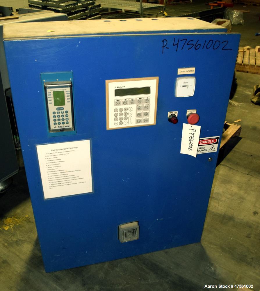 Used Alfa Laval Aldec G2-95 Solid Bowl Decanter Centrifuge