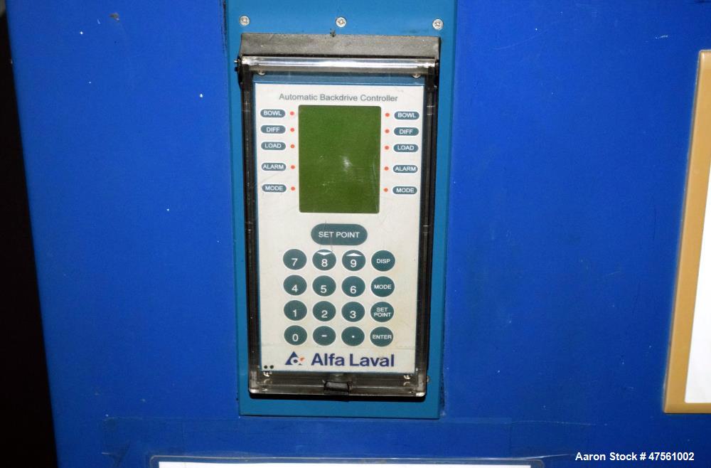 Used Alfa Laval Aldec G2-95 Solid Bowl Decanter Centrifuge