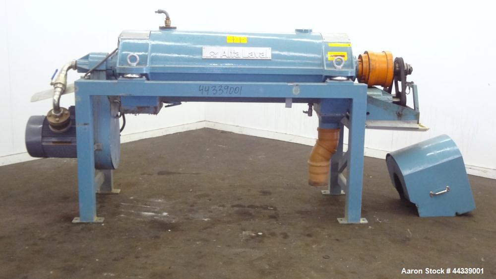 Used Stainless Steel Alfa Laval Solid Bowl Decanter Centrifuge