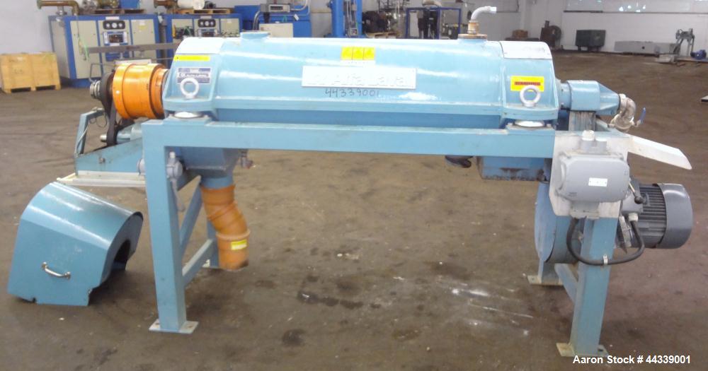 Used Stainless Steel Alfa Laval Solid Bowl Decanter Centrifuge