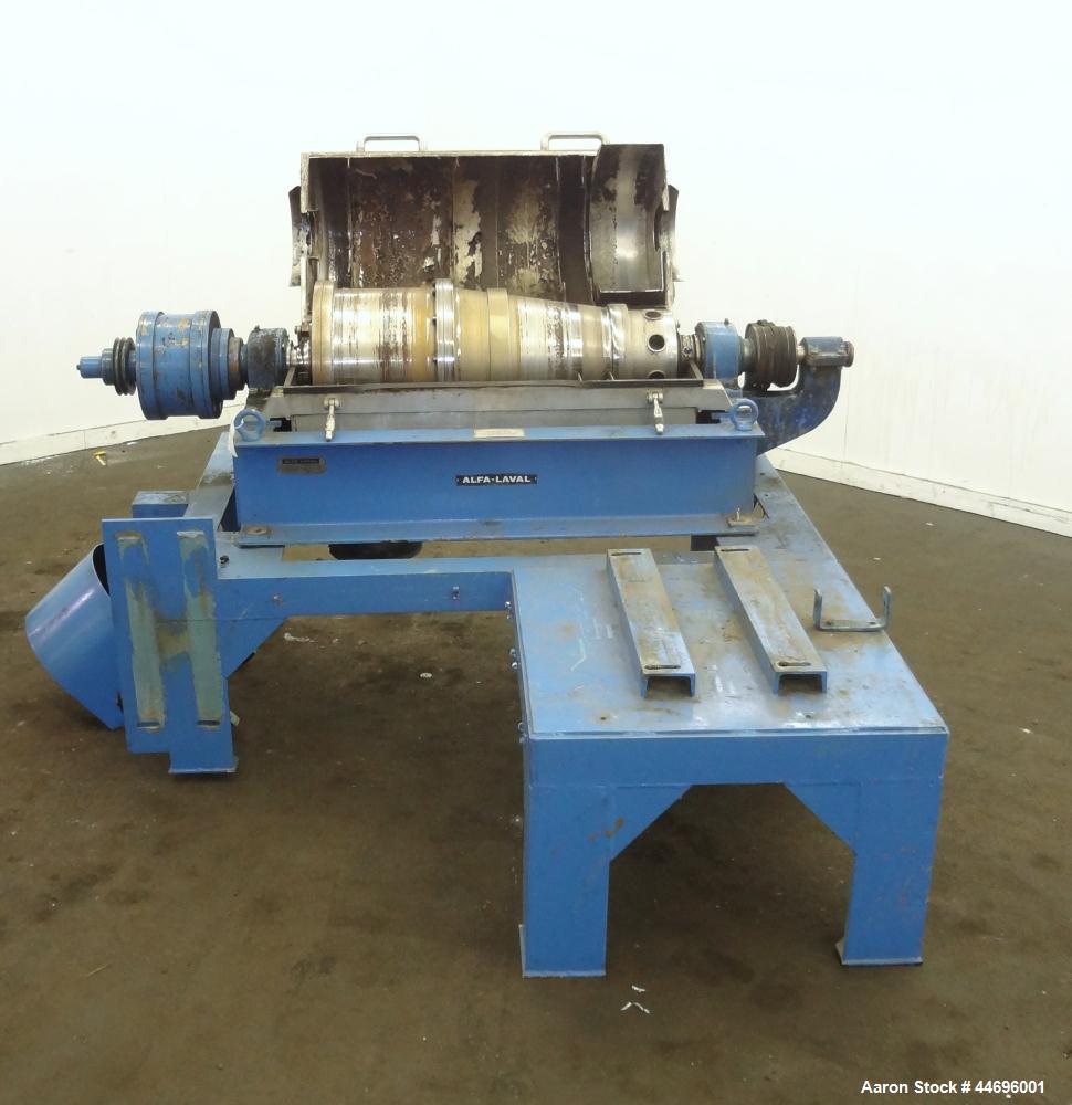 Used Stainless Steel Alfa Laval Solid Bowl Decanter Centrifuge, AVNX-314B-31G