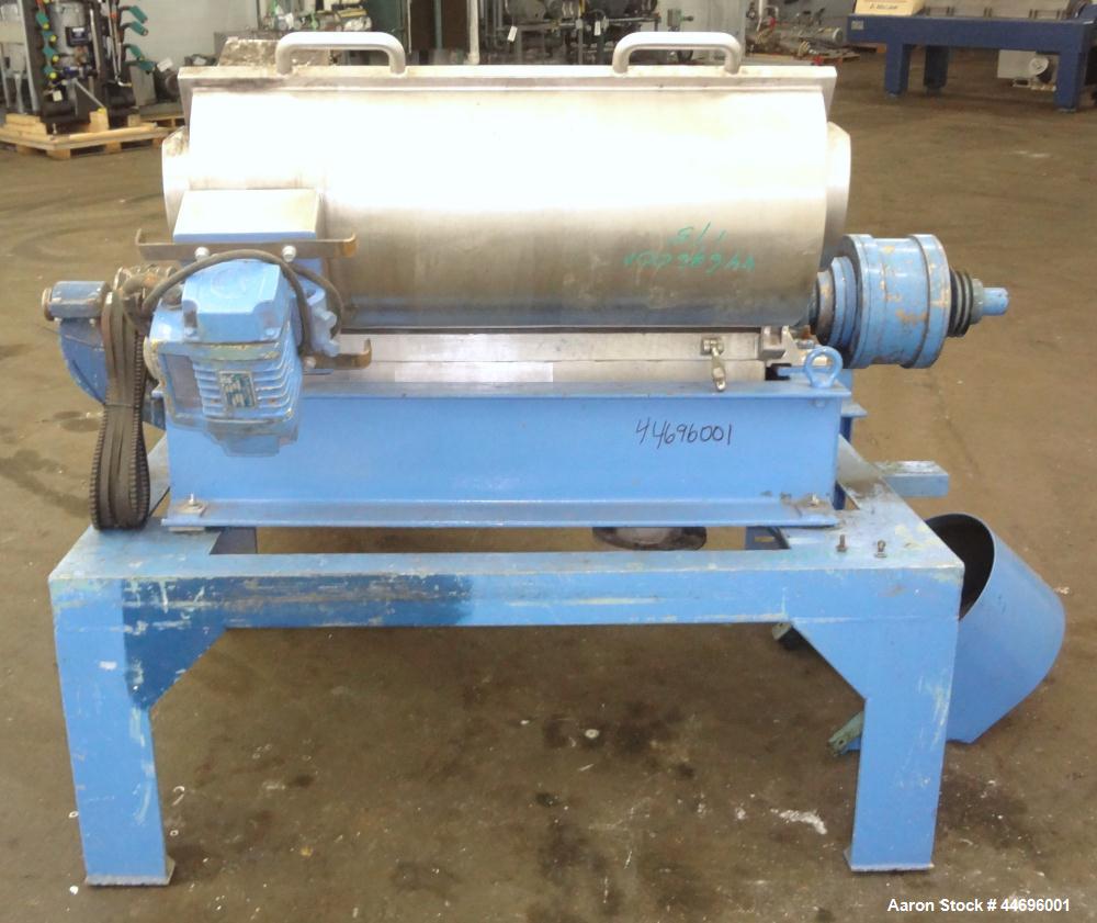 Used Stainless Steel Alfa Laval Solid Bowl Decanter Centrifuge, AVNX-314B-31G