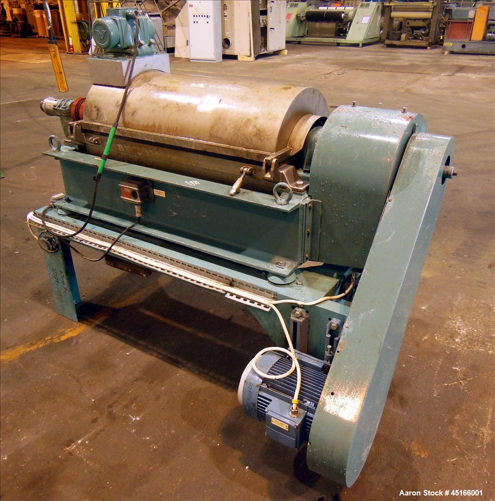 Used Stainless Steel Alfa Laval Solid Bowl Decanter Centrifuge