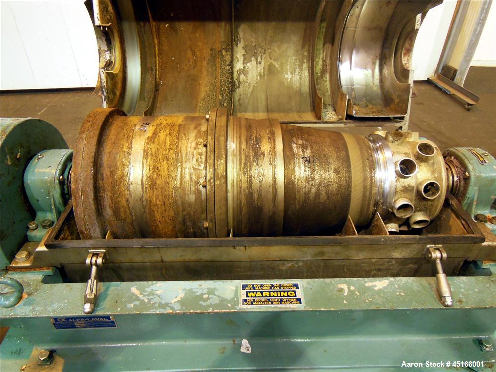 Used Stainless Steel Alfa Laval Solid Bowl Decanter Centrifuge