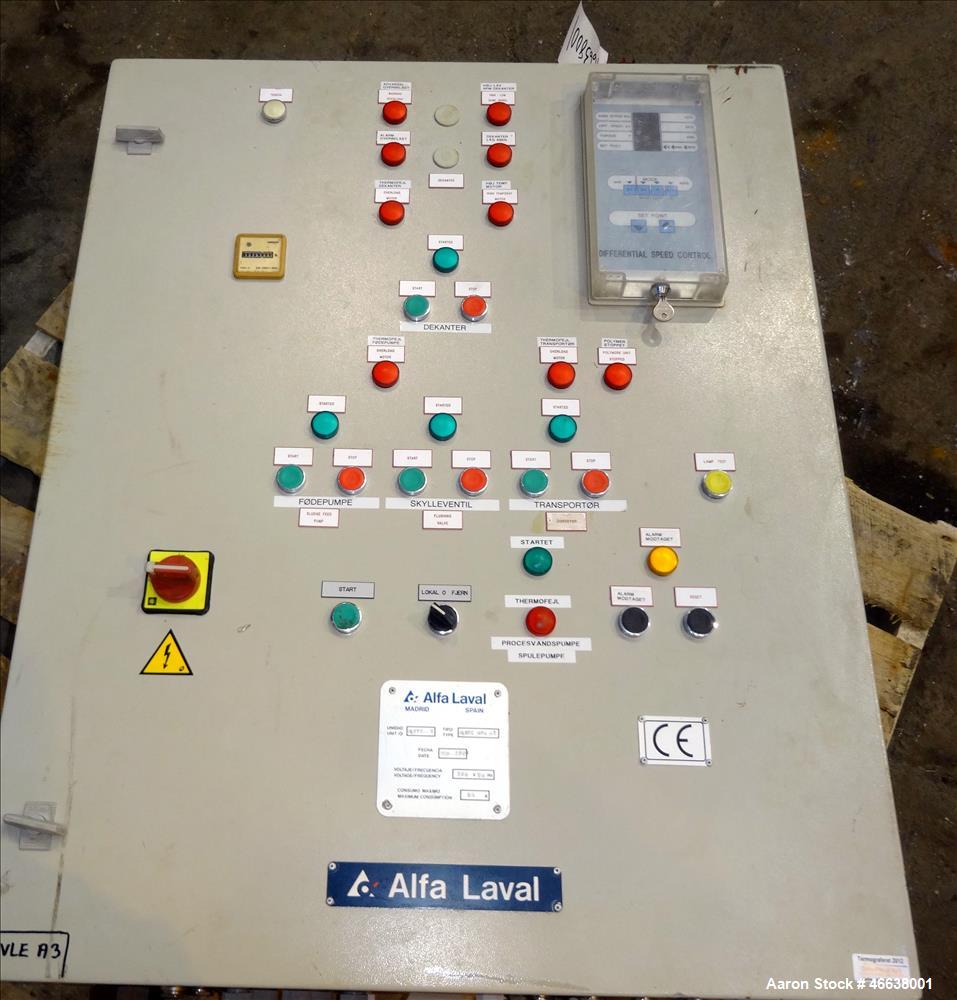 Used Alfa Laval AVNX-4040 Solid Bowl Decanter Centrifuge