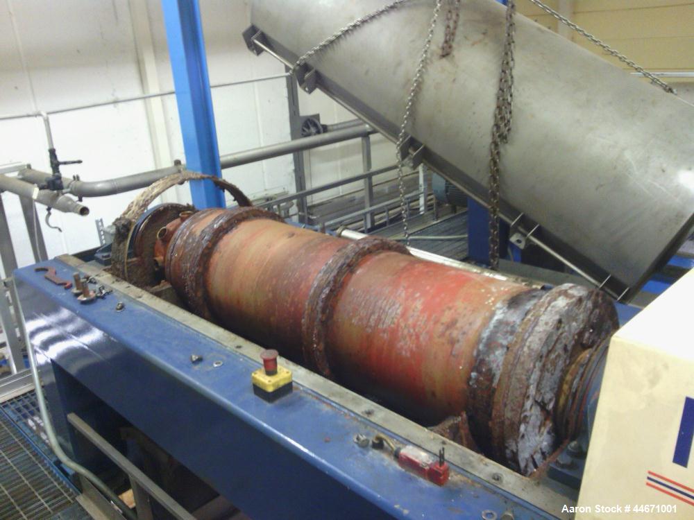 Used Carbon Steel Alfa Laval Solid Bowl Decanter Centrifuge, AVNX-4055