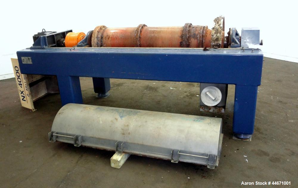 Used Carbon Steel Alfa Laval Solid Bowl Decanter Centrifuge, AVNX-4055
