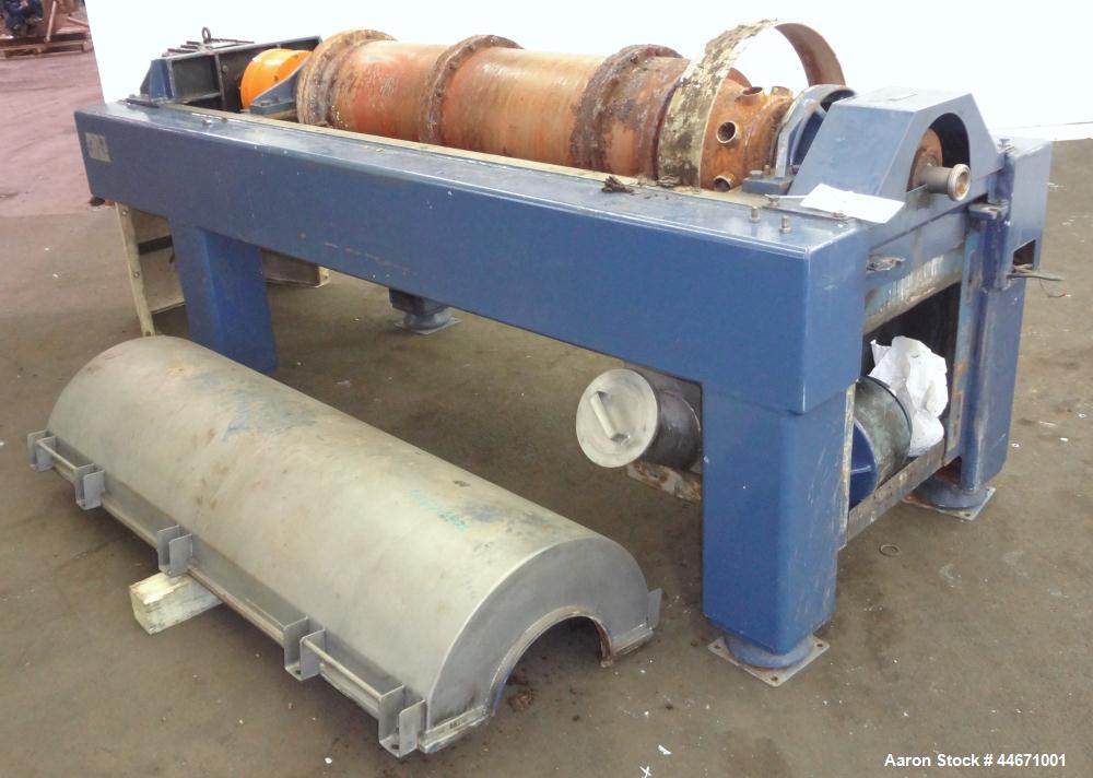Used Carbon Steel Alfa Laval Solid Bowl Decanter Centrifuge, AVNX-4055
