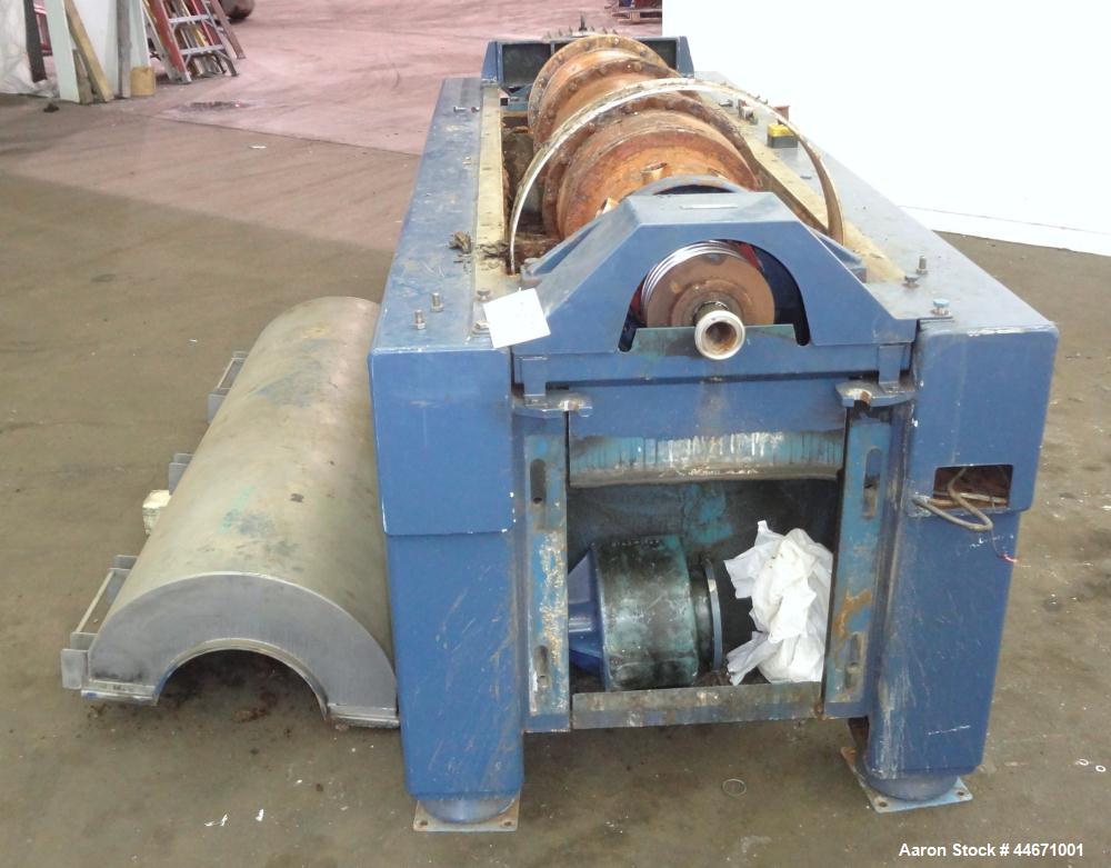 Used Carbon Steel Alfa Laval Solid Bowl Decanter Centrifuge, AVNX-4055