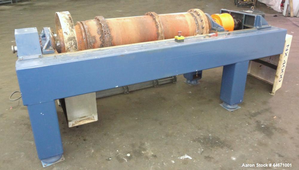 Used Carbon Steel Alfa Laval Solid Bowl Decanter Centrifuge, AVNX-4055