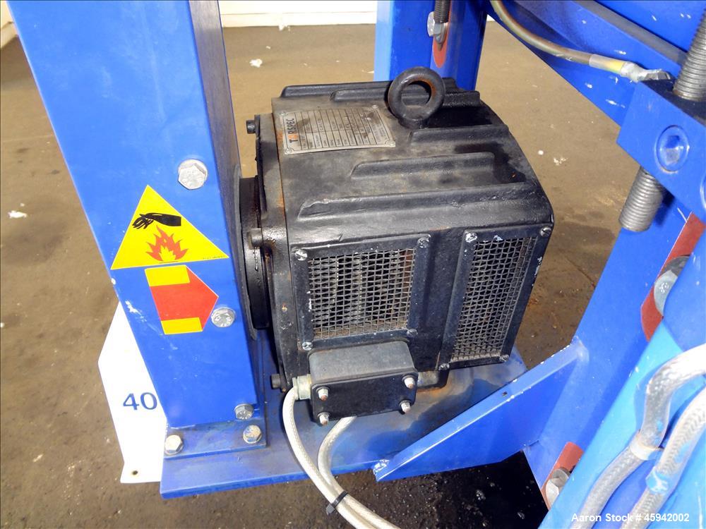 Used Alfa Laval NX-4055 Solid Bowl Decanter Centrifuge, 316 Stainless Steel Construction (product contact areas). Maximum bowl speed 4,000 rpm, 110 mm single lead conveyor with welded hard facing, si...