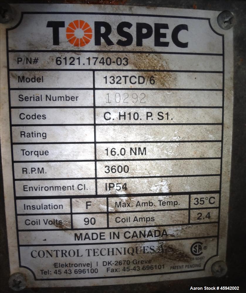 Used Alfa Laval NX-4055 Solid Bowl Decanter Centrifuge, 316 Stainless Steel Construction (product contact areas). Maximum bowl speed 4,000 rpm, 110 mm single lead conveyor with welded hard facing, si...