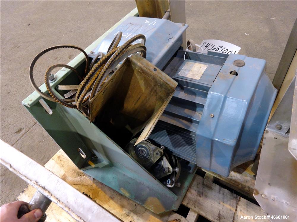 Used Alfa Laval AVNX-418B-31G Solid Bowl Decanter Centrifuge. 316 Stainless steel construction (product contact areas), 110mm single lead conveyor with welded hard facing, double row of lined cake di...
