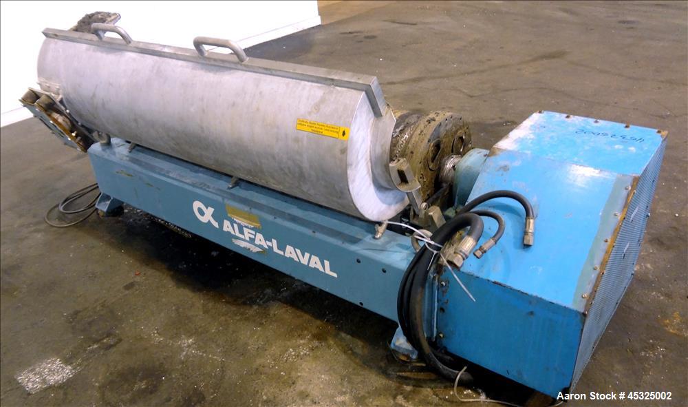 Used Alfa Laval AVNX-418B-31G Solid Bowl Decanter Centrifuge