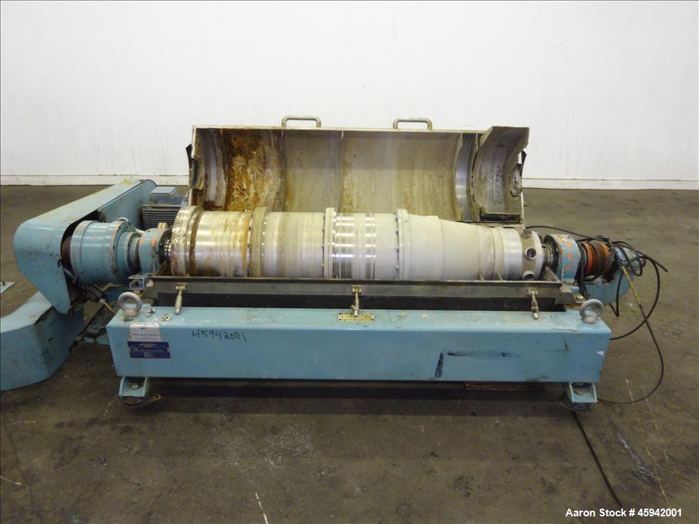 Used Alfa Laval Solid Bowl Decanter Centrifuge, Model AVNX-418B-31G