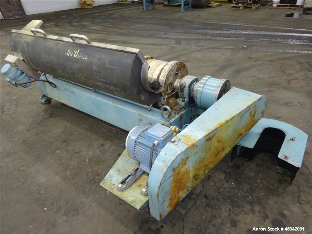 Used Alfa Laval Solid Bowl Decanter Centrifuge, Model AVNX-418B-31G