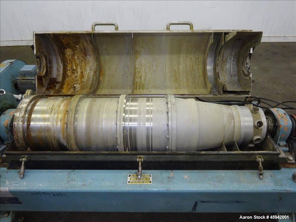 Used Alfa Laval Solid Bowl Decanter Centrifuge, Model AVNX-418B-31G