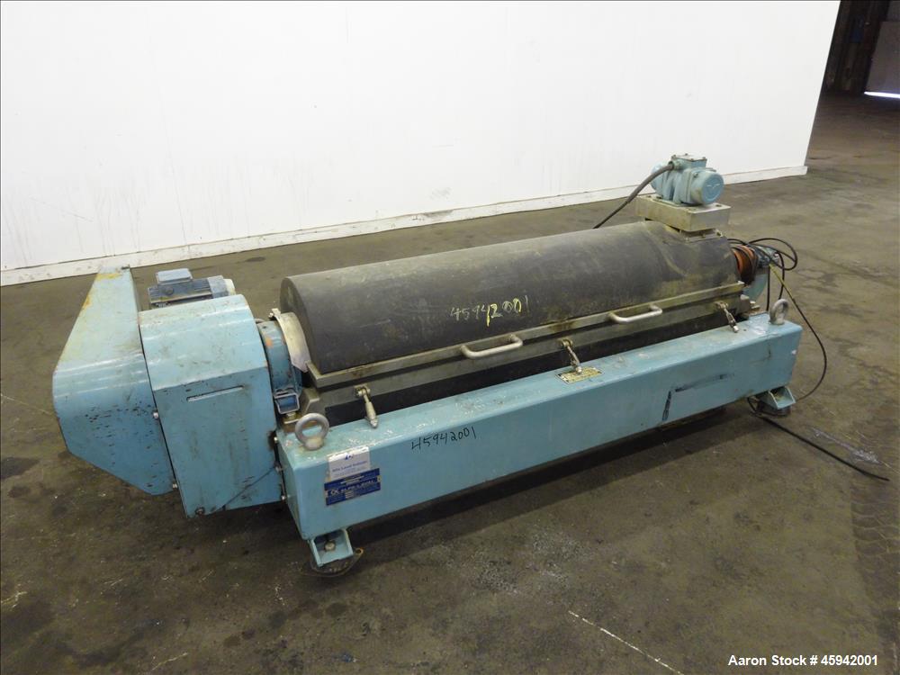 Used Alfa Laval Solid Bowl Decanter Centrifuge, Model AVNX-418B-31G