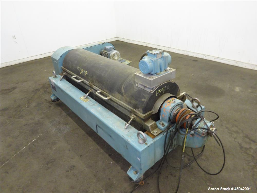 Used Alfa Laval Solid Bowl Decanter Centrifuge, Model AVNX-418B-31G